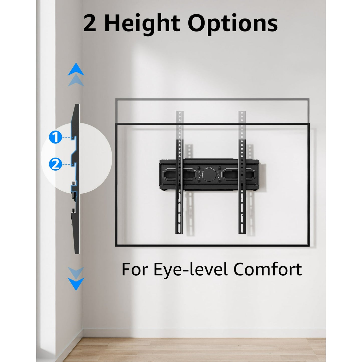 Full Motion TV Wall Mount for Most 26-70 Inch TVs