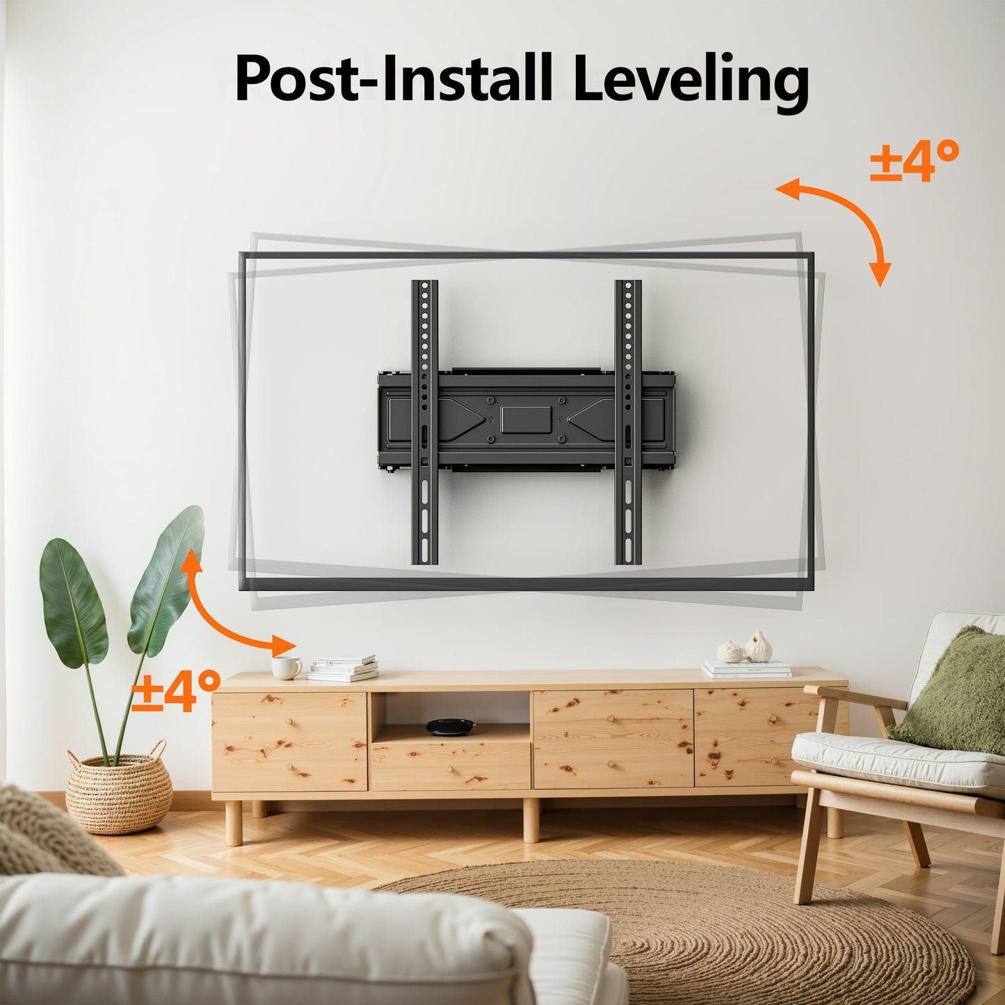 Full Motion TV Wall Mount for 26-70 inch TVs