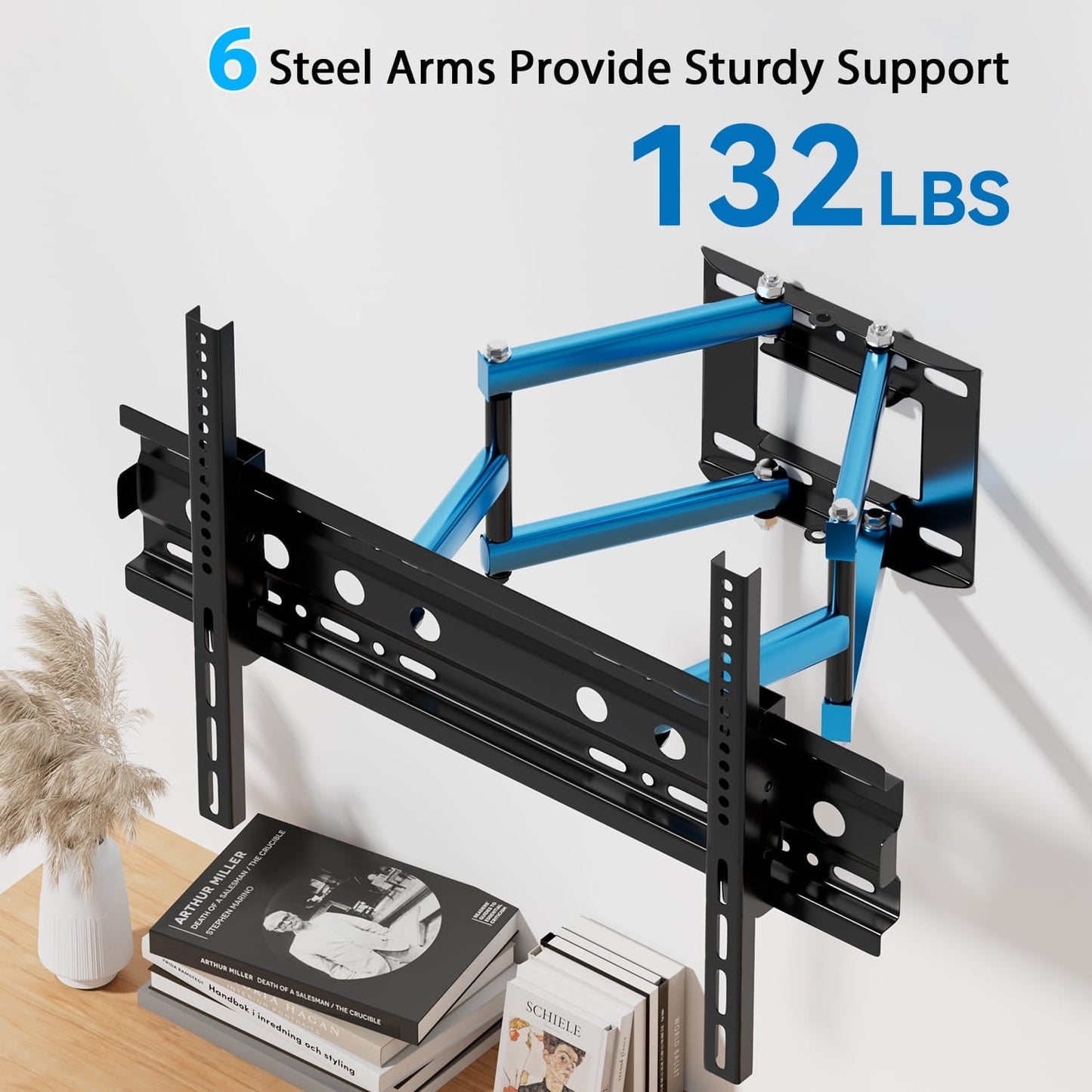 Full Motion TV Wall Mount Bracket for 32-80 inch TVs