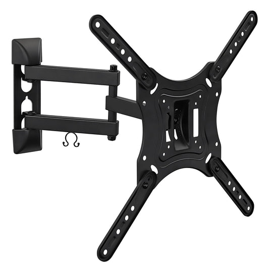 Full Motion TV Wall Mount with Swivel Arm for 28" 32" 40" 43" 48" 50" 55" Inch Flat Screen TVs